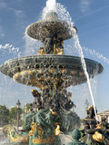Fountain at Place De La Concorde, Paris, France, Europe