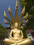 Sitting Buddha with Naga Heads, Wat Mai Complex, Luang Prabang, Laos, Indochina, Southeast Asia, As