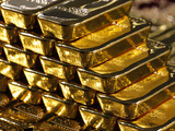 Gold Ingots, Frankfurt, Germany, Europe