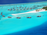 Aerial View of Resort, Maldives, Indian Ocean, Asia