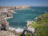 Looking Towards St. Govan's Head, Pembrokeshire, Wales, United Kingdom, Europe