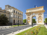 The Arc De Triomphe, Rue Foch, Montpellier, Languedoc-Roussillon, France, Europe