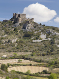 The Cathar Castle of Aguilar in Languedoc-Roussillon, France, Europe