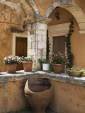 Detail from Inside Monastery, Agia Triada Monastery (Moni Zangarolo), Akrotiri Peninsula, Chania Re