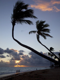 Bavaro Beach at Sunrise, Punta Cana, Dominican Republic, West Indies, Caribbean, Central America Photographic Print