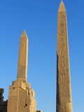 Obelisks of Tuthmosis I and Hatshepsut, Temple of Amun, Karnak, Thebes, UNESCO World Heritage Site,