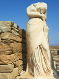 Statue of Cleopatra, House of Cleopatra, Quarter of the Theatre, Delos, UNESCO World Heritage Site,