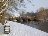 Bridge over the Wye River, Bakewell, Derbyshire, England, United Kingdom, Europe
