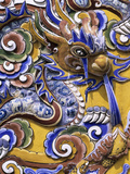 Detail from Chinese Gateway Inside the Imperial City, the Citadel, Hue, UNESCO World Heritage Site,