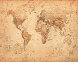 World Map - Antique