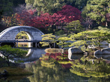Stone 'Rainbow' Bridge or 'Koko-Kyo', Hiroshima's Shukkeien Formal Garden Dating to Ad 1620, Japan