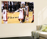 Miami, FL - June 21:  Miami Heat and Oklahoma City Thunder Game Five, LeBron James and Dwyane Wade