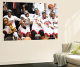 Miami, FL - June 21:  Miami Heat and Oklahoma City Thunder Game Five, Dwyane Wade, LeBron James, Ch