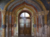 Frescoes from 1689, Cathedral of the Transfiguration of the Saviour, Suzdal, Vladimir, Russia