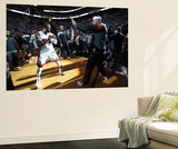 Miami, FL - June 21:  Miami Heat and Oklahoma City Thunder Game Five, Dwyane Wade and LeBron James