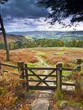 UK, England, Derbyshire, Peak District National Park, from Stanage Edge