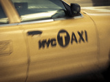 Yellow Taxi Cab, Manhattan, New York City, USA Photographic Print