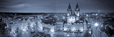 Czech Republic, Prague, Stare Mesto (Old Town), Old Town Square and Church of Our Lady before Tyn