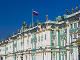 Russia, St. Petersburg, Dvotsovaya Square, Winter Palace and Hermitage Museum