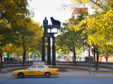 Duke Ellington Statue, Frawley Circle, Harlem, Manhattan, New York City, USA