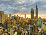 USA, New York, Manhattan, Midtown Skyline Including Empire State Building