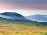 UK, England, North Yorkshire, Ribble Valley and Ingleborough Mountain on Left, One of the Yorkshire