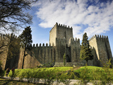 Guimaraes Castle, Where Portugal Was Founded in the 12th Century. a UNESCO World Heritage Site.