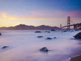 USA, California, San Francisco, Golden Gate Bridge from Marshall Beach