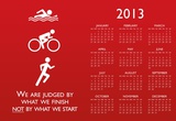 Triathlon 2013 Calendar Poster