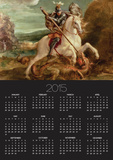 St. George Slaying the Dragon Poster Calendar