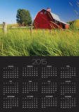 Red Barn in Long Grass