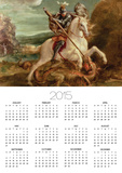 St. George Slaying the Dragon Poster Calendar