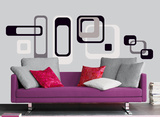 Grey Squares Wall Decal