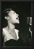 Billie Holiday Signing Archival Photo Music Poster Print
