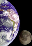 Earth and Moon from Space