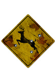 Deer Crossing Hunting Sign