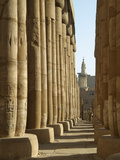 Sun Court of Amenhotep III, Luxor Temple, Luxor, Egypt
