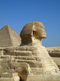 Sphinx and the Great Pyramid of Khufu (Cheops), Giza, Cairo, Egypt