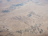 Flying over Iran Showing the Geology and Irrigated Fields