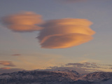 Altocumulus Lenticularis Clouds, Orographic Cloud, Above Coyote Ridge, Eastern Sierra, California