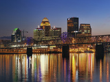 Skyline, Louisville, Kentucky at Dusk