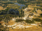 Aerial Photography of the Okavango Delta, River Channel
