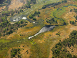 Aerial Photography of the Okavango Delta, River Channel