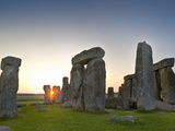 Buy Stonehenge at Sunrise Near the Time of the Summer Solstice, Salisbury Plain, England at AllPosters.com
