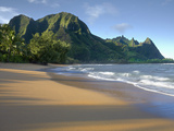 Haena Beach on Kauai, Hawaii, USA Is a Classic Vision of Paradise