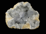 Celestite Crystals in an Open Geode, Katsepy, Madagascar, Specimen Courtesy Jmu Mineral Museum