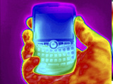 Thermogram of a Blackberry