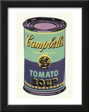 Campbell's Soup Can, 1965 (Green and Purple) Framed Art Print