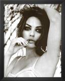 Mila Kunis Black and White Movie Poster Print
