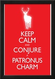 Keep Calm and Conjure a Patronus Charm Carry On Spoof Poster Print